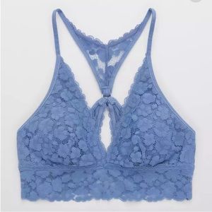 🩷FIRM PRICE🩷 Aerie Wild Side Lace Padded Plunge Bralette